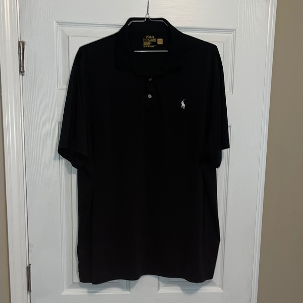 Polo by Ralph Lauren Men's Black Performance Polo Shirt